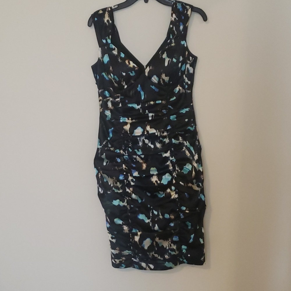 Maggy London,  size 8, midi cocktail dress